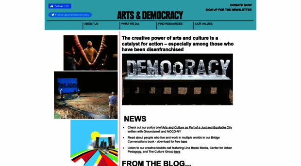 artsanddemocracy.org