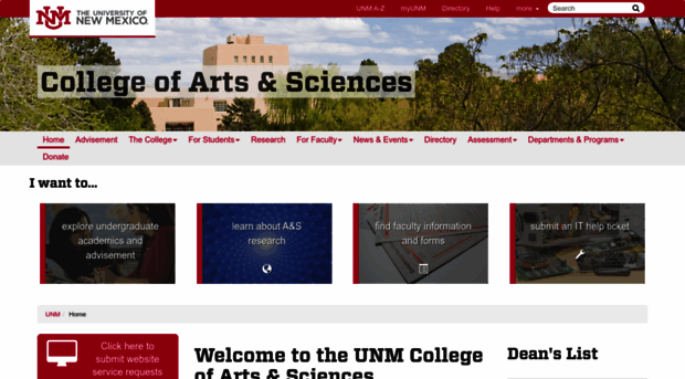 artsci.unm.edu