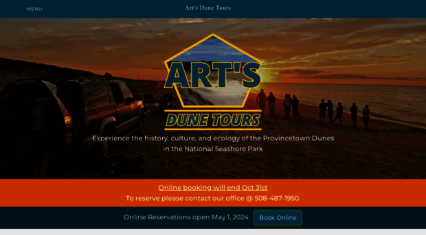 artsdunetours.com