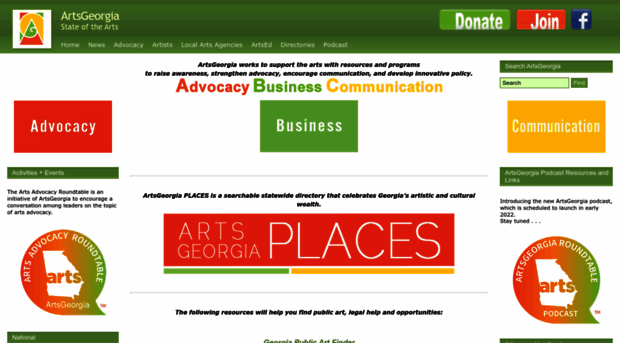 artsgeorgia.net