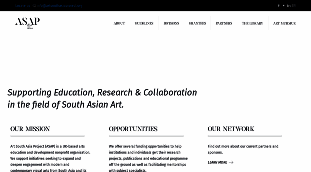 artsouthasiaproject.org