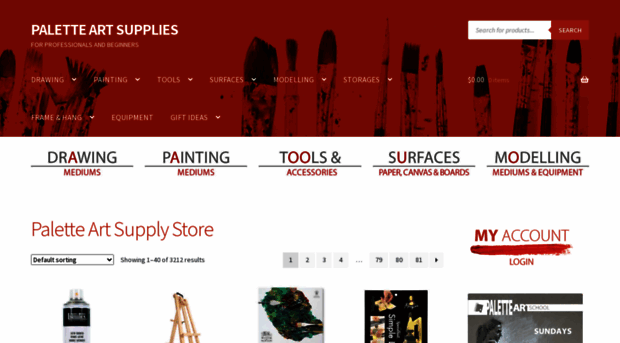 artsupplies.paletteartschool.com