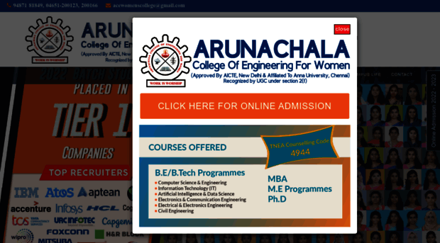 arunachalacollege.com