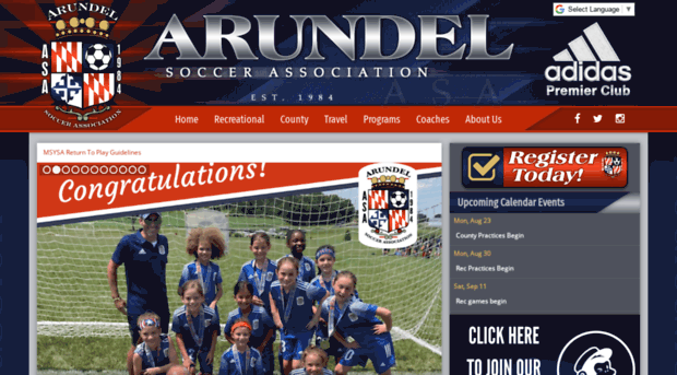 arundelsoccer.com