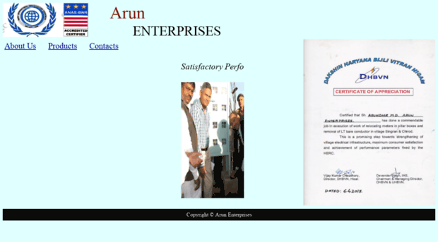 arunenterprises.in