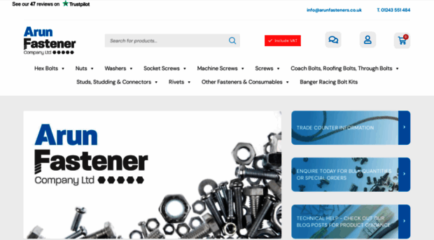 arunfasteners.co.uk