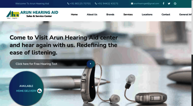 arunhearingaid.com