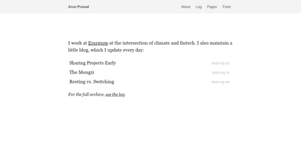 arunkprasad.com
