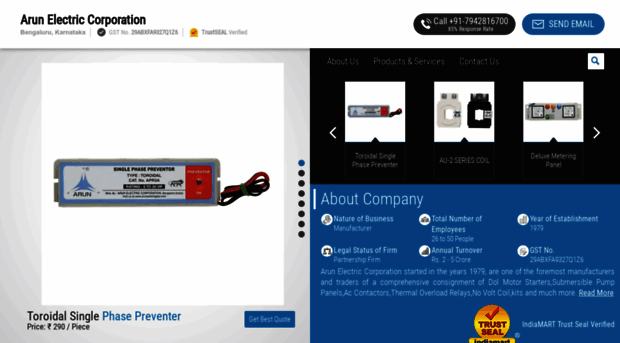 arunswitchgear.com