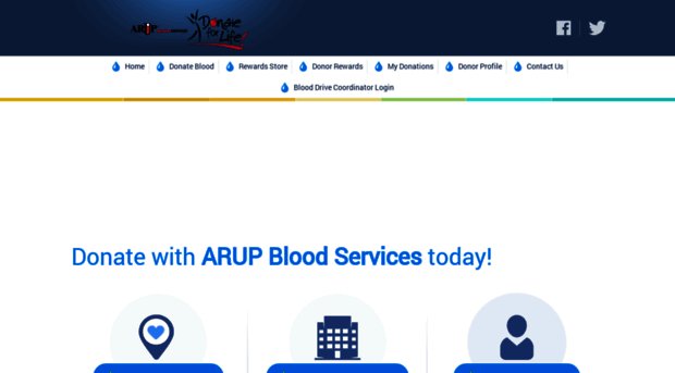 arupbloodservices.org