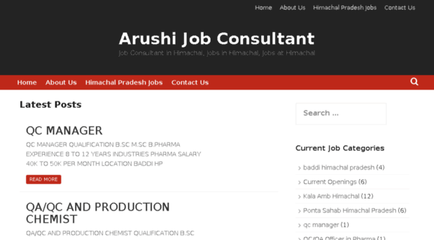 arushijobconsultant.com