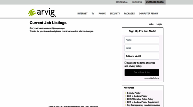 arvig.applicantpro.com