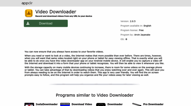 arvin-jayanake-video-downloader.appdir.co
