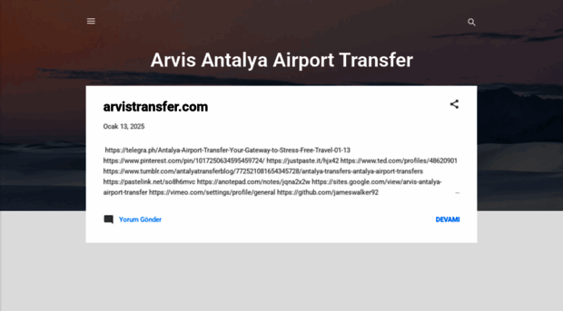 arvisantalyaairporttransfer.blogspot.com