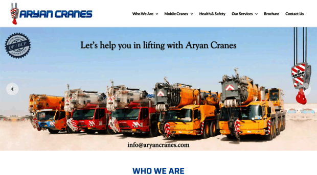 aryancranes.com