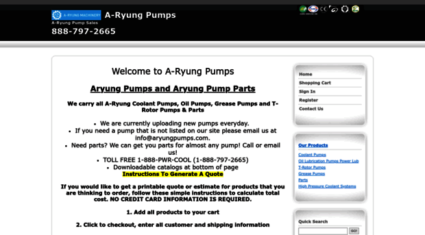 aryungpumps.com