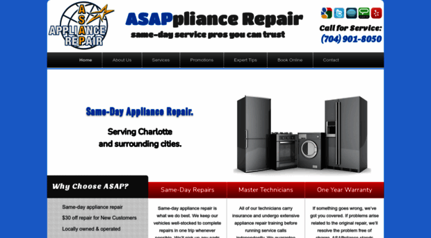 asapappliancecharlotte.com