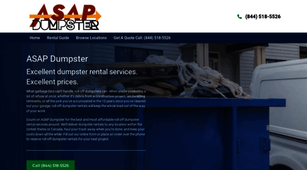 asapdumpster.com