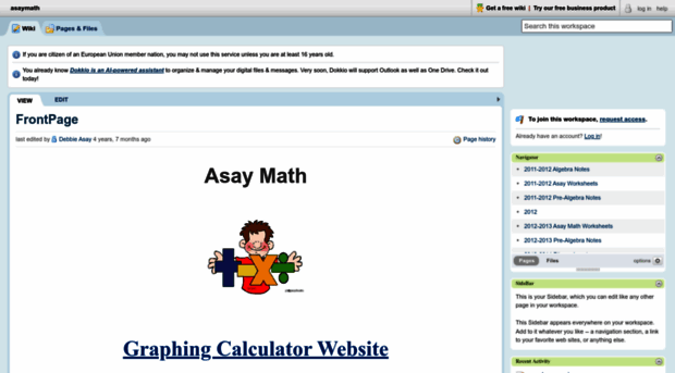 asaymath.pbworks.com