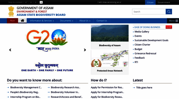 asbb.assam.gov.in - Home | Assam State Biodiversit... - Asbb Assam