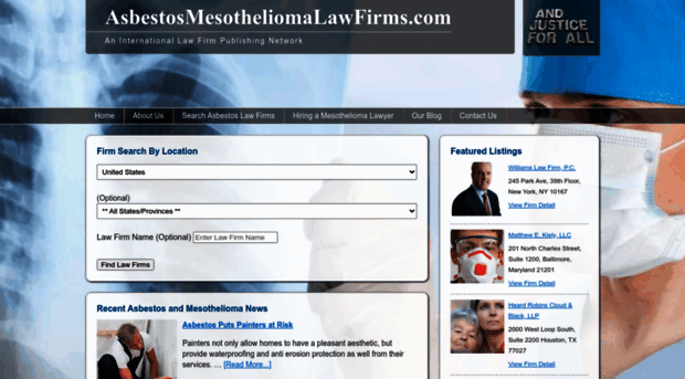 asbestosmesotheliomalawfirms.com