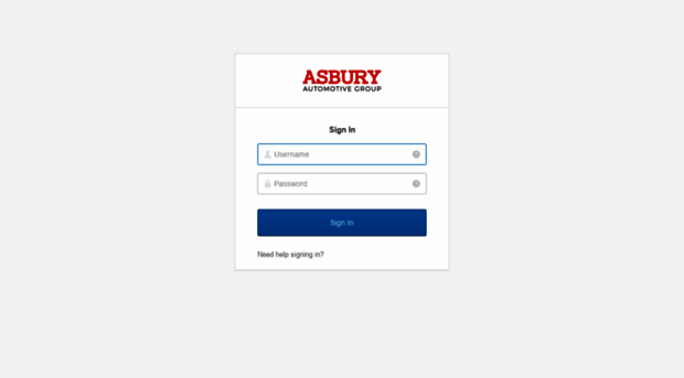 asbury.okta.com - Asbury Automotive Group - Sign... - Asbury Okta