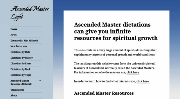 ascendedmasterlight.com