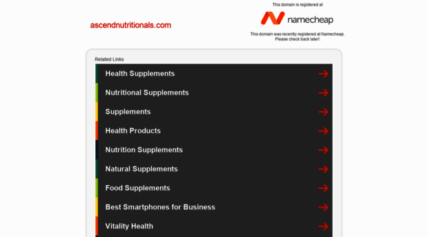 ascendnutritionals.com