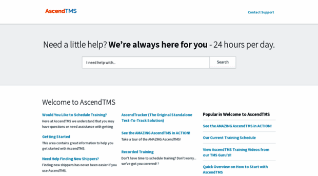 ascendtms.kayako.com
