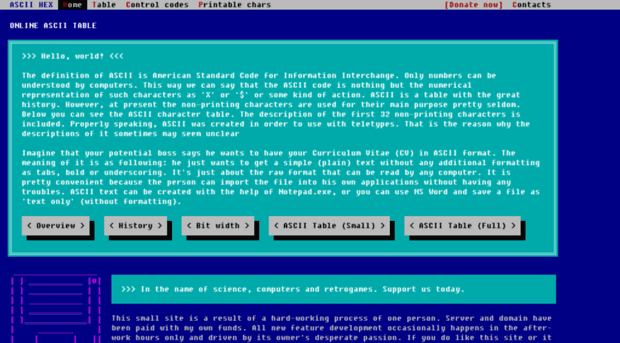 asciihex.com