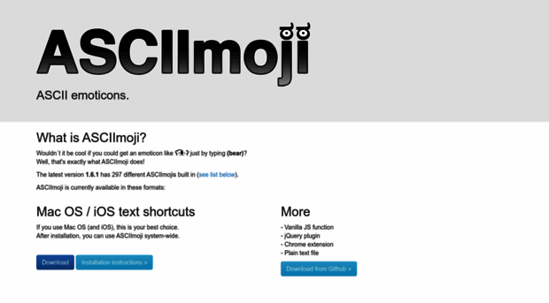 asciimoji.com