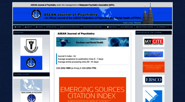 aseanjournalofpsychiatry.org