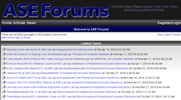 aseforums.com