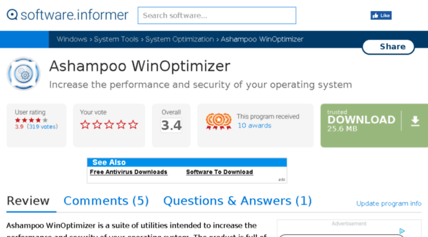 ashampoo-winoptimizer.software.informer.com