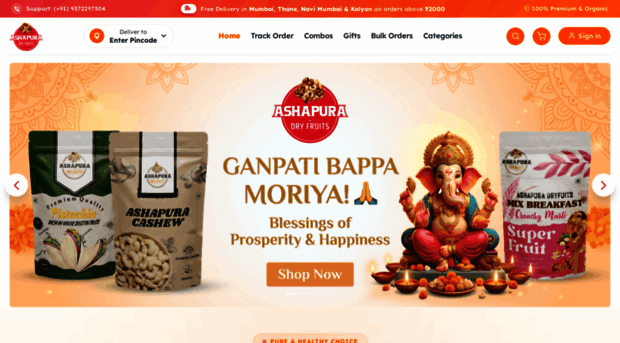 ashapuradryfruits.com