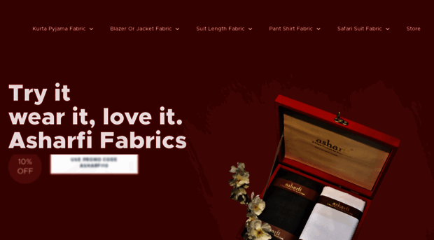 asharfifabrics.com