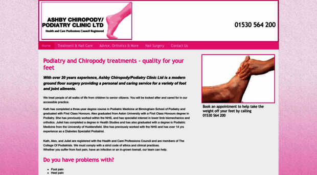 ashbychiropodypodiatry.co.uk