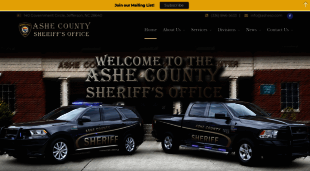 ashecountysheriff.com