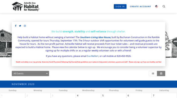 ashevillehabitat.volunteerhub.com