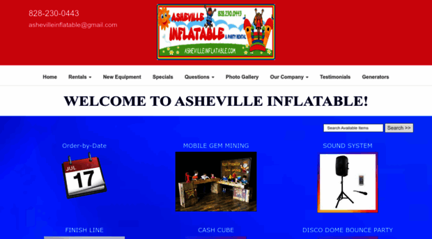 ashevilleinflatables.com