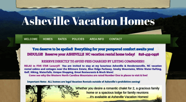 ashevillevacationhomes.com