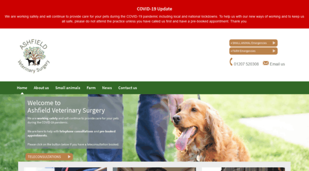 ashfieldveterinarysurgery.co.uk