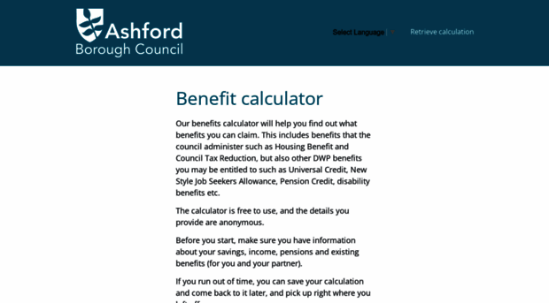 ashford.entitledto.co.uk