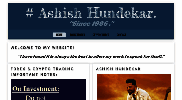 ashishhundekar.com