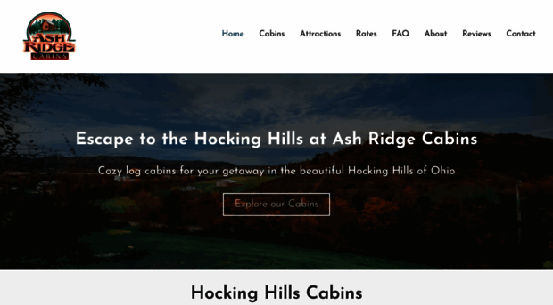 ashridgecabins.com