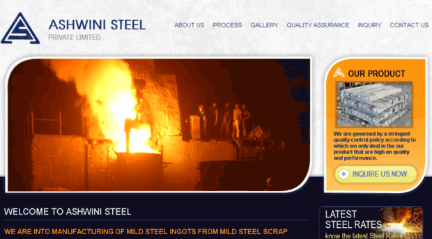 ashwinisteel.com