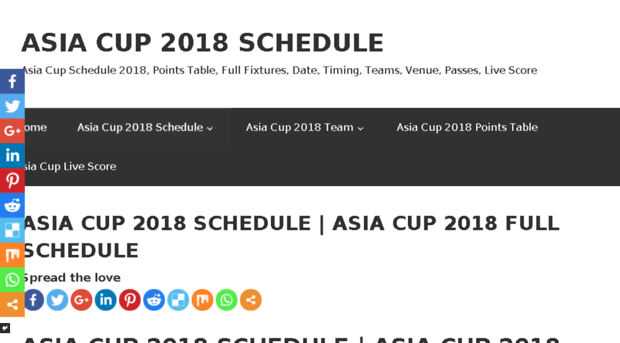 asiacup2018schedule.com