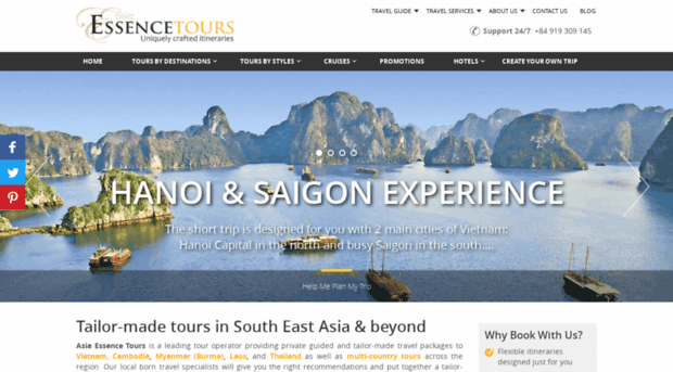 asiaessencetours.com