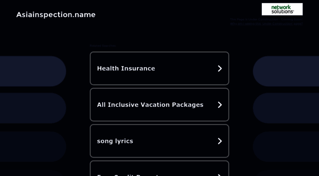 asiainspection.name