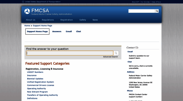 ask.fmcsa.dot.gov